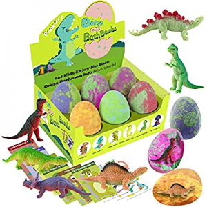 Bath Bombs for Kids with Surprise Toys Inside - XXL Dinosaur Toys Bath Bomb Gift, Gentle and Kids Sa