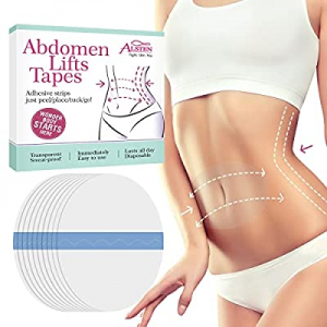 Abdomen Lift Tape, 10 PCS Immediately Lifts Abdomen Skin and Smooths Wrinkles, Waterproof and Invisi