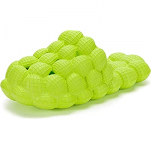 BRONAX Bubble Slides for Women and Men | Ultra Cushioned Funny Lychee Massage Cloud Slippers now 4..