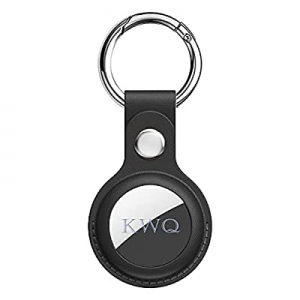 KWQ 2021 for Airtag Leather Case GPS Leather Case Anti Scratch Protective Skin Protective Cover with