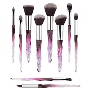 Premium Makeup Brush Set, 10pcs Complete Synthetic Kabuki Eye Shadow Concealer Make Up Brushes Beaut