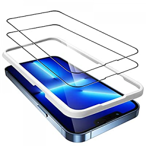 Niceen Screen Protector for iphone 13/iphone 13 pro [2-Pack] [10X Military-Grade Shatterproof ] [Bub