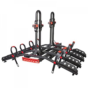 15.0% off Tyger Auto TG-RK4B848B Deluxe 4-Bike Hitch Mounted Bicycle Platform Carrier Rack | Free ..