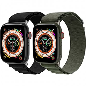 BEWFI Alpine Loop Compatible with Apple Watch Band 38mm 40mm 41mm 42mm 44mm 45mm 49mm, Nylon Rugged