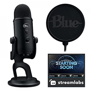 One Day Only！Logitech Blue Yeti Game Streaming Kit with Yeti USB Gaming Mic now $20.00 off , Blue ..