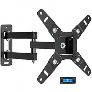 TV Wall Mount Full Motion for 13-45 Inch Up to 55 lbs to Flat & Curved TV, JUSTSTONE TV Bracket