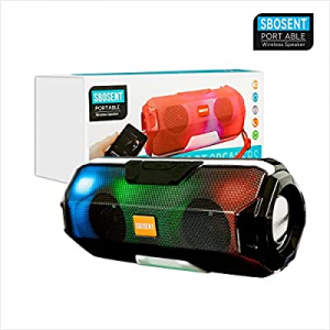 Portable Bluetooth Speakers with Light, Wireless Bluetooth Speaker,Wireless Bluetooth Speakers V5.1U