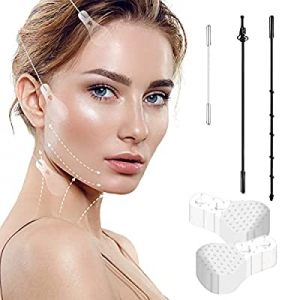 Face Lift Tape, Invisible Face Lifting Tape with String, Instant Face Neck Tapes to Hide Face Eye Wr