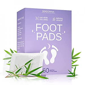 One Day Only！Foot Patch 100% Natural Organic Ginger Bamboo Foot Pads 60 Pads Remove Odor, Rapid Fo..