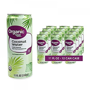 Great Value Organic Coconut Water 11 Fluid Ounce (12 Pack) - Delicious now 25.0% off , Hydrating, ..