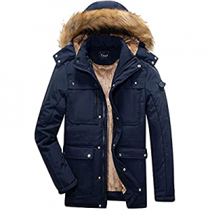 60.0% off Yozai Men&#39;s Warm Winter Coats for Mens Winter Jacket Snowboard Jacket Snow Waterproo..