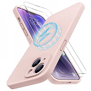 Miracase Magnetic Case Designed for iPhone 14 Case, with 2 Pack Screen Protectors,[Upgraded Enhanced