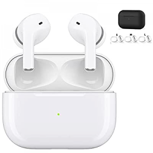 Bluetooth Headphones True Wireless Earbuds[Replacement Ear Tips with air-pod pro case Silicone Prote
