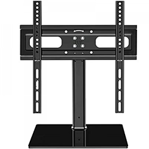 Universal TV Stand - JUSTSTONE Table Top TV Stand for 32-55 inch LCD LED OLED Flat Screen TVs -3 L..