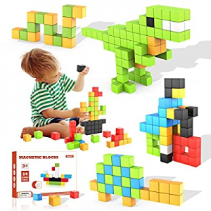 20.0% off Jumbo Magnetic Blocks Montessori Toddler Toys Preschool STEM Educational Sensory Magnet ..