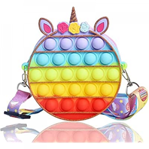 One Day Only！olyone Pop Purse for Girls Crossbody now 50.0% off , Pop Shoulder Bag Fidget Toys for..