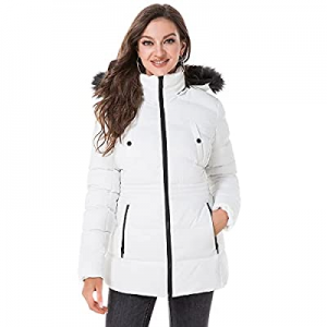50.0% off TIAOZHANZHE Women&#39;s Winter Warm Coat Thicken Puffer Coats Windproof Parka Jacket Pad..