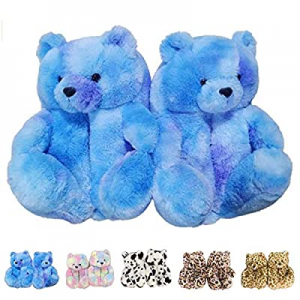 LELEBEAR Teddy Bers Slippers for Women and Men now 50.0% off , Cute Slides for Indoor and Outdoor ..