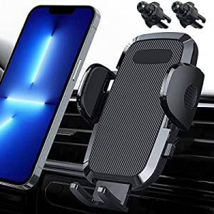 Car Phone Holder Mount - Upgrade Clip Never Fall Phone Mount for Car Air Vent Easy Clamp Hands Free 