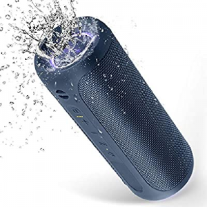 Portable Bluetooth Speaker, IPX7 Waterproof Wireless Bluetooth Speaker, Bassboom Technology, 25W Lou