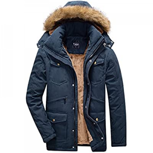 60.0% off Yozai Men's Warm Winter Coats for Mens Winter Jacket Snowboard Jacket Snow Waterproo..