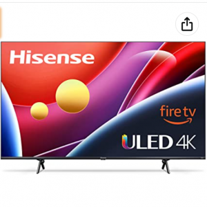 Amazon - Hisense 58英寸 ULED U6係列 LED 4K 58U6HF智能電視，6.7折