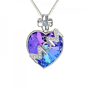 ALLACE Red Preserved Rose with Necklace & Capsule Letter now 40.0% off , Eternal Flower Mother..