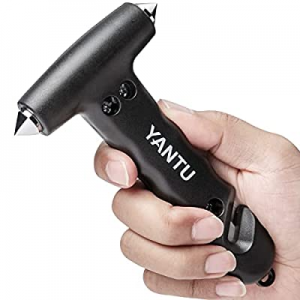 YANTU Window Breaker &amp; Seatbelt Cutter now 50.0% off , Car Glass Breaker, Double-Sided Tungste..