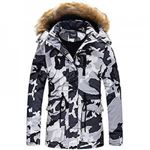 Women's Winter Coat, Waterproof Ski Snow Jacket Mountain Windbreaker Hooded Parka now 60.0% off