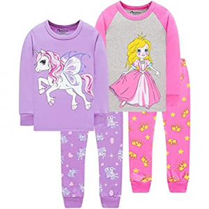 Girls Christmas Pajamas Baby Kids Horse Clothes Children Unicorn PJs Gift Pants Set Size now 50.0%..