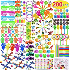 40.0% off Max Fun 200pcs Party Toys Assortment Party Favors for Kids Birthday Carnival Prizes Box ..