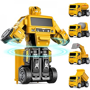 Qumcou Construction Toys for 3 4 5 6 Year Old Boys now 40.0% off , Transform Robot Kids Toys, Fric..