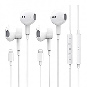 Wired Earbuds Earphones for iPhone Headphones, audifonos para iPhone Noise Cancelling Wired Headphon