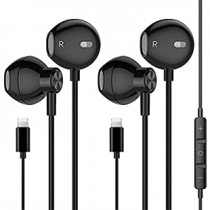 Wired Earbuds Earphones for iPhone Headphones, audifonos para iPhone Noise Cancelling Wired Headphon