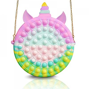 One Day Only！JT-178 Pop it purse bag for little girls now 40.0% off ,Shoulder unicorn Bag for iPad..