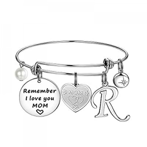 Ursteel Gifts for Mom now 60.0% off , 26 Initial Charm Bracelets Mom Birthday Gifts from Daughters..