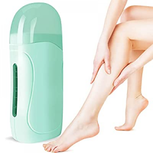 Roll on Wax, Wax Roller Kit for Hair Removal, Wax Heater Machine for Women & Men, Green
