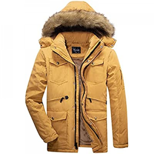 50.0% off Yozai Men&#39;s Warm Winter Coats for Mens Winter Jacket Snowboard Jacket Snow Waterproo..