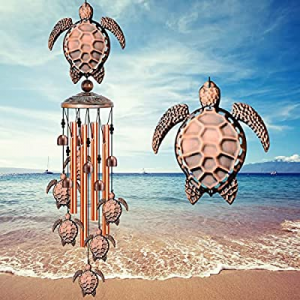 Turtle Wind Chime now 55.0% off ,Sea Turtle Gifts for Women,Wind Chimes Outdoor Clearance,Turtle D..