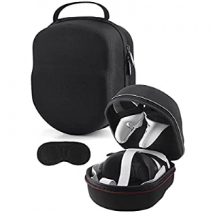 RYOKO Hard Carrying Case Compatible with Quest 2 Basic Version VR Gaming Headset and Touch Controlle