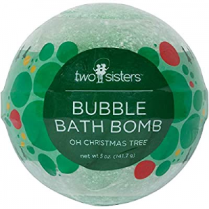Bubble Bath Bomb by Two Sisters Spa. Large 99% Natural Fizzy for Women, Teens and Kids. Moisturizes