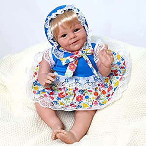 60.0% off JIZHI Reborn Baby Dolls - 22&#39;&#39; Adorable Sweet Smile Realistic-Newborn Baby Doll ..