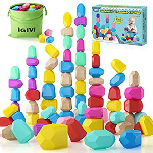 One Day Only！IGIVI Montessori Toys for 1 2 3 Year Old Boys Girls now 70.0% off , 42PCS Wooden Sort..