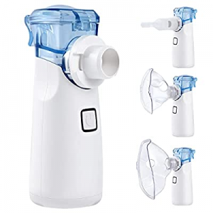 Nebulizer Machine for Adults and Kids, Portable Nebulizer of Cool Mist, Handheld Mesh Nebulizer, Per