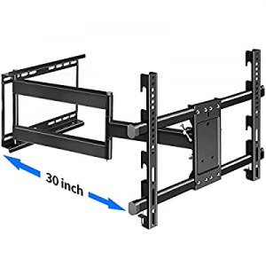 Chainstone Long Arm Corner TV Mount 30" Extension Full Motion TV Wall Mount Bracket for Most 37-