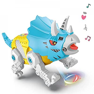 One Day Only！DIY Robot Dinosaur Electronic Building Toys for Age 3 4 5 6 Year Old Boys and Girls n..