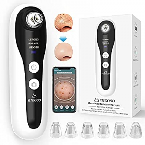 VITCOCO Blackhead Remover Pore Vacuum with Camera WiFi Real-Time Skin Screen Upgraded Facial Pore Cl