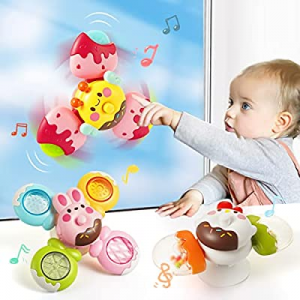 One Day Only！65.0% off VIBOYLAR Suction Cup Spinner Toys: DIY Sensory Toys for Toddlers Age 1-3 Le..