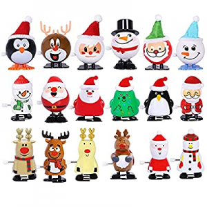 50.0% off Max Fun 18pcs Christmas Stocking Stuffers Wind Up Toys Assortment for Christmas Party Fa..