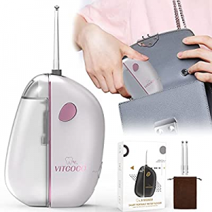VITCOCO Portable Water Flosser Cordless Professional for Teeth Cleaning, Rechargeable Mini Water Pic